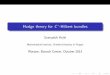 Hodge theory for C -Hilbert bundles - Univerzita Karlovakrysl/Warsaw_2013.pdf · Pre-Hilbert C -modules Homomorphisms L : U !V;pre-Hilbert A-modules U;V - a 2A u 2U;L(a:u) = a:L(u)