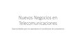 Nuevos Negocios en Telecomunicaciones · Fuente: URSEC, Evolución del sector telecomunicaciones en Uruguay, Perfil del Internauta Uruguayo 2015 de Grupo Radar Tendencias Generales