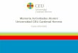 Memoria Actividades Alumni Curso 14-15 - Universidad CEU Cardenal Herrera. Más de … · 2016-04-15 · Teorías y modelos de las RRPP Técnicas de RRPP y áreas de especialización