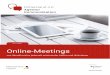 Online-Meetingskommunikation-mittelstand.digital/content/uploads/2017/06/Leitfade… · Beispiele für Online-Mee-tings in Unternehmen ... Die Einzellizenz eignet sich dabei insbesondere