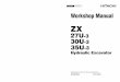 HITACHI ZAXIS ZX 27U-3 class EXCAVATOR Service Repair Manual