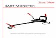 KART MONSTER - · PDF file Self-balancing electric scooter is not allowed on the motor vehicle lanes. Children, the elderly, pregnant women are not allowed to drive. Do not drive after