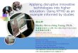 Applying disruptive innovative technologies into higher education: 2017-07-18آ  cloud computing and