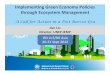 Implementing Green Economy Policies through Implementing Green Economy Policies through Ecosystem Management