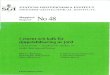 Cement och kalk för djupstabilisering av jord · lime-cement and cement columns regarding their strength, stiffness, permeability and interaction with surrounding soil. This report
