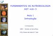 FUNDAMENTOS DE ASTROBIOLOGIA AST–416–3 Aula 1 Introduçãodas.inpe.br/.../cursos/astrobiologia/Astrobio-Aula1.pdf · 2019-05-21 · FUNDAMENTOS DE ASTROBIOLOGIA AST–416–3