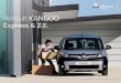 Renault KANGOO Express & Z.E....Pionnier, vecteur d‘image, Kangoo Z.E.33 incarne votre engagement éco-responsable et contribue à diminuer nettement l‘empreinte écologique de