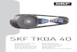 SKF TKBA 40 - BRAND TS€¦ · The SKF TKBA 40 Belt Alignment Tool offers an easy and accurate method to adjust the machinery so that the grooves of the V-belt pulleys are accurately