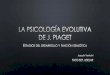 Piaget e Inhelder. Psicología del niño › 2019 › 05 › ... · Piaget e Inhelder. Psicología del niño (1969) Flavell. La psicología evolutiva de Jean Piaget (1968) crecimiento