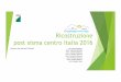 Ricostruzione post sisma centro Italia 2016 · ORDINANZA 1 del 10 novembre 2016 Schema tipo di convenzione per l’istituzione dell’ufficio comune denominato “Ufficio speciale