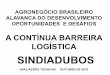A CONTÍNUA BARREIRA LOGÍSTICA - SINDIADUBOS · ProduçãoGrãos ’ Exportação’Complexo’Soja’e’Milho’ Ano’ Brasil ... Soja - Safra 2018/19 Em milhões de toneladas
