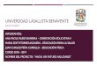 Universidad lasallista Benavente - Conexiones DGIREconexiones.dgire.unam.mx/.../uploads/2017/10/Equipo-4-producto-fin… · Juega un papel decisivo, integrador para plantear objetivos