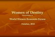 Women of Destiny - 이데일리wsf.edaily.co.kr/_common/data/WWEF_YonahMartin.pdf · 2012-11-01 · The Road to Success 성공을 향한 길 Every successful superstar are products