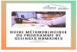 Guide mأ©thodologique du programme de sciences humaines 2019-11-12آ  1 Guide mأ©thodologique du programme