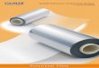 GUNZE Electronic Components Division...components, automobiles, building materials, medicine, and food packaging. These ﬁlms require a high level of mechanical durability to withstand