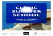 CLÍNIC SUMMER SCHOOL · Utilitats de la impressió 3D Dr Antonio Lópoez / Dr Javier Moreno 13.45 — 15.00 Dinar Lliure 15.00 — 18.00 Tallers Rotatius a Eixample Clínic Provença