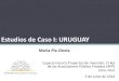 Estudios de Caso I: URUGUAY · de las Asociaciones Público Privadas (APP) ... Rol del Ministerio de Economía y Finanzas Tratamiento contable Iniciativas privadas Dificultades y