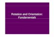 Rotation and Orientation:Rotation and Orientation: Fundamentals - …cau.ac.kr/~kjpark/courses/2008_2_ca/Lec5.pdf · 2008-12-02 · Orientation vs RotationOrientation vs. Rotation