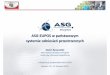 ASG EUPOS w państwowym systemie odniesień przestrzennych · Kampania EUREF ‐POL‘95 10 lipca ... lub ekscentr nr 2 0,2‐1,5 km 0,2‐0,5 km trójwymiarowy GNSS wysokościowy