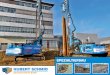 HUBERT SCHMID · 2018-12-04 · spezialtiefbau@hubert-schmid.de HUBERT SCHMID Bauunternehmen GmbH mit unserem stetig wachsenden lagerbestand von aktuell über 5.000 onnen Stahlspundwänden