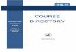 COURSE DIRECTORY Service… · The Course Directory is published annually to provide you with the most accurate and up-to-date information that you and your student will need throughout