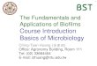 The Fundamentals and Applications of Biofilms …cthuang.bst.ntu.edu.tw/biofilms/biofilm-Introduction-ppt.pdf1 The Fundamentals and Applications of Biofilms Course Introduction Basics