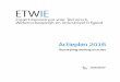 Actieplan 2016 - ETWIE · ondersteuning van privé-beheerders van TWIE-erfgoed en aan de depotproblematiek. Rond het immaterieel erfgoed wordt de huidige werking verdergezet: er werden
