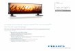 Avaldage oma publikule muljet ja haarake nad oma lummusesse - … · 2012-09-19 · Philips LCD-monitor 165 cm (65'') Digitaalne Signage Full HD BDL6531E Avaldage oma publikule muljet