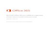 Microsoft Office 365 pro vzdělávací organizace · Microsoft Office 365 pro vzdělávací organizace 4 Průvodce zřízením a využitím hostovaných služeb Představení Microsoft