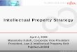 Intellectual Property Strategy - Fujitsu 10/12/2006 آ  Intellectual Property Strategy. Business Strategy