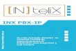 INX PBX-IP PBX IP Brochure.pdf · INX PBX-IP h t t p s: / / w w w. i n t e l i x. c o m. a r Ingeniería de la Solución a medida La cotización de los proyectos se realiza en base