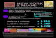 NEW YORK 2017 STATI UNITI & MIAMI · Condizioni generali di vendita vedi catalogo on line Stati Uniti 2017 oppure consulta il sito . N.B.: Supplemento per soggiorni da venerdì a