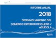 INFORME ANUAL 2018 - SIICEX › siicex › resources... · DESENVOLVIMIENTO DEL COMERCIO EXTERIOR PESQUERO Y ACUÍCOLA EN EL PERU 2018 3 a.4. Concha de abanico 33 a.5. Merluza 34