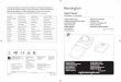 Műszaki támogatás Technická podpora Pomoc …...Expert Mouse®ينفلا معدلا Wireless Trackball K72359 901-4158-02 Designed in California, U.S.A. by Kensington Made in China