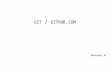 GIT GITHUB COM - CBNU › course › 2019.2 › cc › lab7.git.pdf · 2019-11-19 · Git/Github(1) Review 1) Git과Github 차이는? • Git은각컴퓨터(local) 에설치되어소스코드관리가가능한프로그램