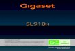 Gigaset SL910H · Gigaset SL910H / Greek EL / A31008-M2370-R701-2-8019 / Cover_front.fm / 4/4/13 SL910H Συγχαρητήρια! Αγοράζοντας ένα Gigaset, επιλέξατε