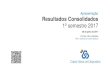 Apresentação Resultados Consolidados - Caixa Geral de ......Apresentação de Resultados Consolidados 1º semestre de 2017 |28 de julho 2017 Caixa Geral de Depósitos Lisboa 2 (*)
