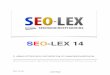 SEO-LEX 14 - Amino€¦ · SEO-LEX 14!!!! 5. udgave af Danmarks mest købte bog om søgemaskineoptimering! Skrevet af Thomas Rosenstand - udgivet 2014 af Concept Interest ApS, Højvang
