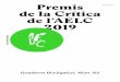 Premis Al Sumari Premis de la Crítica de l’AELC 2019 de la Crítica de … › sites › default › files › 2019-12 › Q... · 2019-12-20 · 8 9 Premis de la Crítica de l’AELC