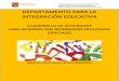 SUBSECRETARÍA DE EDUCACIÓN ESTATAL DIRECCIÓN DE … · 2020-04-03 · subsecretarÍa de educaciÓn estatal direcciÓn de educaciÓn bÁsica departamento para la integracion educativa