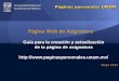 Página Web de Asignatura - UNAMpaginaspersonales.unam.mx/files/IdU... · Página Web de Asignatura Guía para la creación y actualización de la página de asignatura ... PÁGINAS