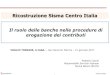 Ricostruzione Sisma Centro Italia - SpazioAmbiente€¦ · 3 Direzione Retail Il contesto normativo • La ricostruzione avverrà (DL 189/16, DL 205/16, L.229/2016) -per iniziativa