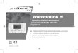 Thermolink s sk › out › media › navod-na-obsluhu-thermolink-s.pdf · 2 1 Všeobecné Thermolink S je týždenný programovate -ný priestorový regulátor, ktorý umož uje