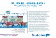 9 DE JULIO - suteba.org.ar · 9 DE JULIO - Secretaría de Educación y Cultura SUTEBA - página 2 Partiendo de estas ideas, les acercamos sugerencias y materiales para colaborar en