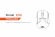 RIVAL 650 › JVKjoBXJwR2 › original.pdf2 WELCOME TO RIVAL 650 The Rival 650 Wireless gaming mouse combines true 1 to 1 tracking with an advanced dual-optical sensor system that