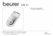 Beurer - EM 41EM 41 o Инструкция по применению Тренажер (TENS/EMS) для мышц Beurer GmbH • Söflinger Str. 218 • D-89077 Ulm, Germany 3 Оглавление