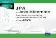 JPA et Java Hibernate JPA - fnac-static.com...Hibernate. Ce livre sur JPA (en version 2.1 au moment de l’écriture) et Java Hibernate s’adresse aux développeurs et étudiants