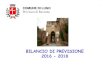 BILANCIO DI PREVISIONE 2016 - 2018 · BILANCIO DI PREVISIONE 2016 - 2018 1. Pag.1 Previsioni definitive dell' anno precedente a quello cui si riferisce il bilancio PREVISIONI ANNO