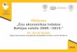 Pētījums „Ēnu ekonomikas indekss Baltijas valstīs 2009.–2015.” · Pētījums „Ēnu ekonomikas indekss Baltijas valstīs 2009.–2015.” Dr. Arnis Sauka Rīgas Ekonomikas