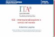 ICE Internazionalizzazione e servizi nel mondo...eventi, lotta alla contraffazione e all’Italian Sounding, azioni con la GDO, e-Commerce, analisi evoluzione commercio internazionale